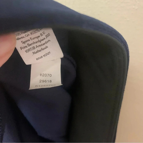 Spanx Blue Velvet Leggings Size Small NWT New - Picture 15 of 15